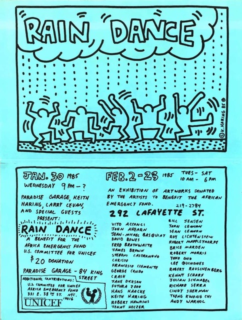 keith haring rain dance