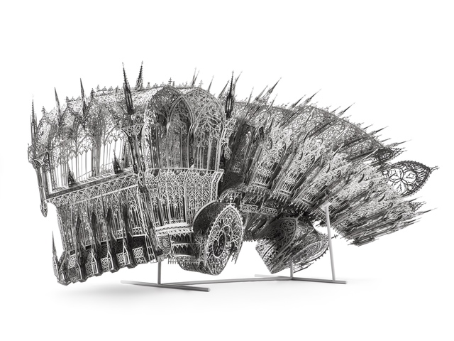 Wim Delvoye, ‘Twisted Dumptruck (CCW)’, 2013, Gary Tatintsian Gallery