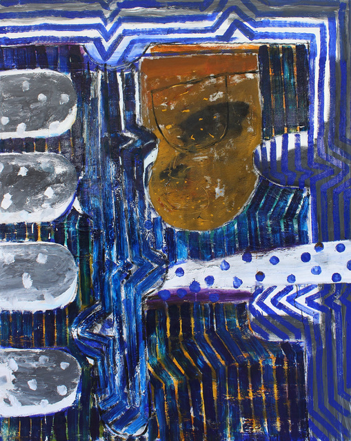 John Walker (b.1939), ‘John’s Bay Pollution’, 2017, Painting, Oil on Canvas, New York Studio School