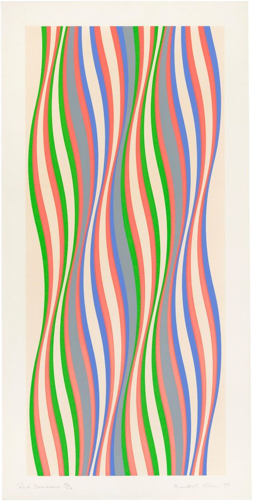 Bridget Riley - Red Dominance