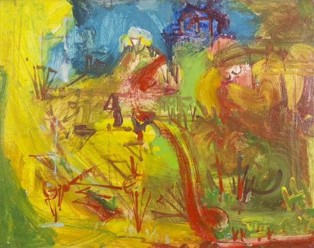 Hans Hofmann, ‘Landscape No. 105’, 1942, Painting, Oil on board, Hollis Taggart