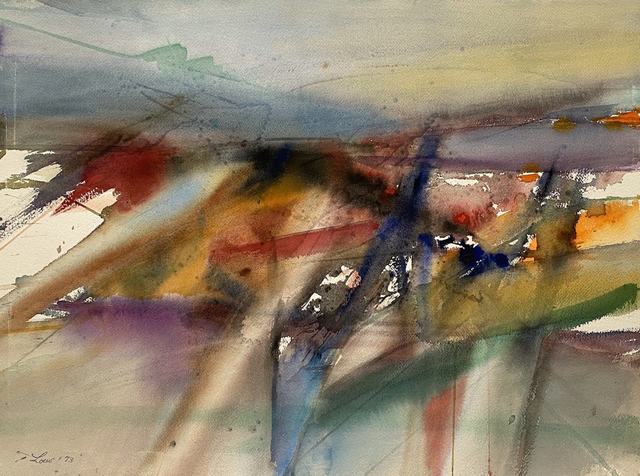 Michael Loew, ‘Untitled #284’, 1973, Drawing, Collage or other Work on Paper, Watercolor on paper, Capsule Gallery Auction