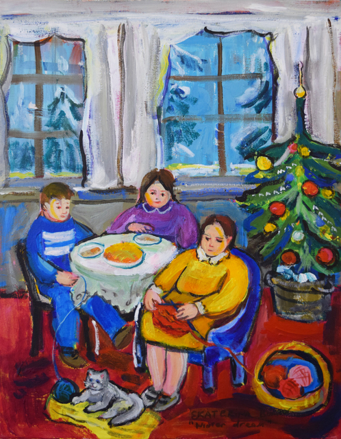Catherine Borisov, ‘Winter Dream’, 2018, Painting, Acrylic on canvas, Fountain House Gallery