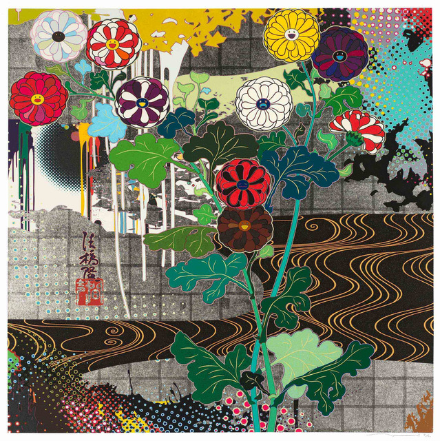 Takashi Murakami, ‘Kansei Platinum’, Strauss & Co