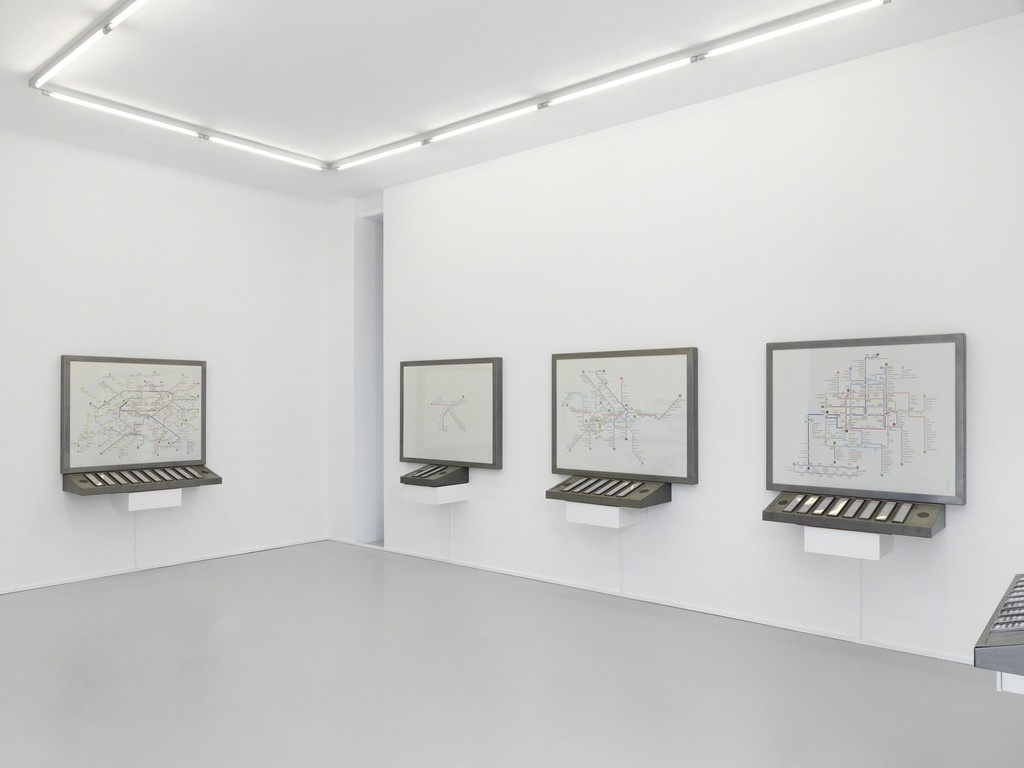 Exhibition view, Bertille Bak, "Bien arrivés. Temps Splendide.", Galerie Xippas, Geneva, Switzerland, 2017. ©Annik Wetter Exhibition view, Bertille Bak, "Bien arrivés. Temps Splendide.", Galerie Xippas, Geneva, Switzerland, 2017. ©Annik Wetter