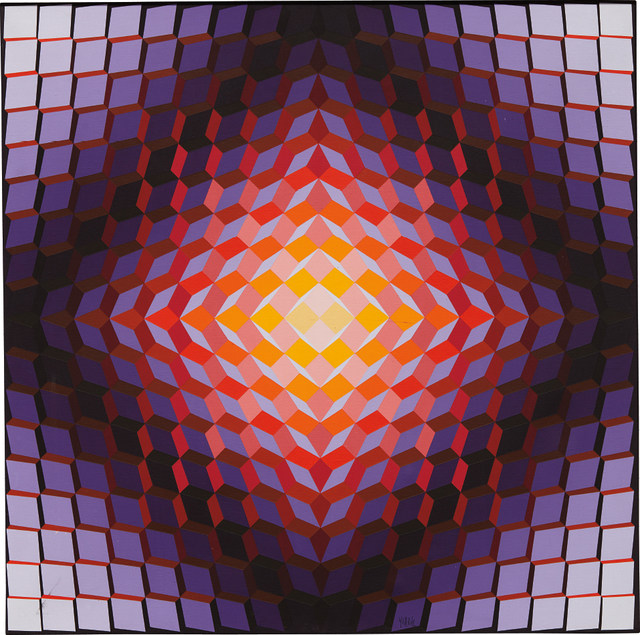 Jean-Pierre Vasarely, ‘Cristallisation Orv’, 1974, Phillips