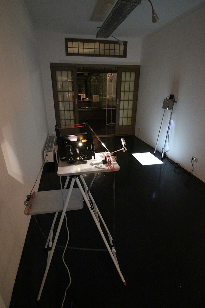 Installation view of exhibition A tape runs on in silence at SEA Foundation Project Space Tilburg. Read more about the exhibition: http://www.seafoundation.eu/jens-standke-tape-runs-on-in-silence/ Installation view of exhibition A tape runs on in silence at SEA Foundation Project Space Tilburg. Read more about the exhibition: http://www.seafoundation.eu/jens-standke-tape-runs-on-in-silence/