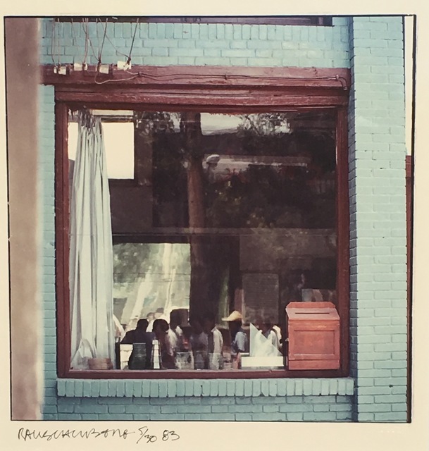 Robert Rauschenberg, ‘Study for Chinese Summerhall (Blue Window)’, 1982, Eckert Fine Art