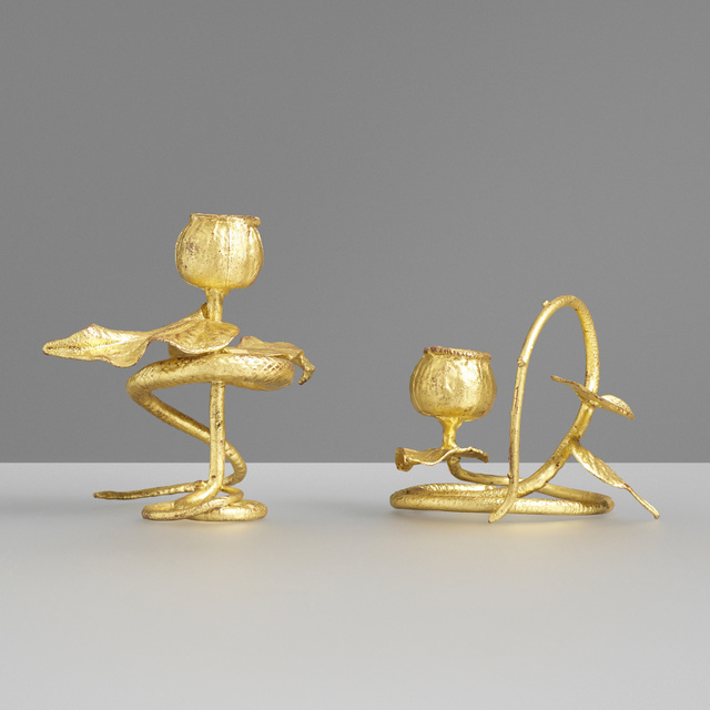 Claude Lalanne, ‘Bougeoirs candlesticks, pair’, 1988, Rago/Wright