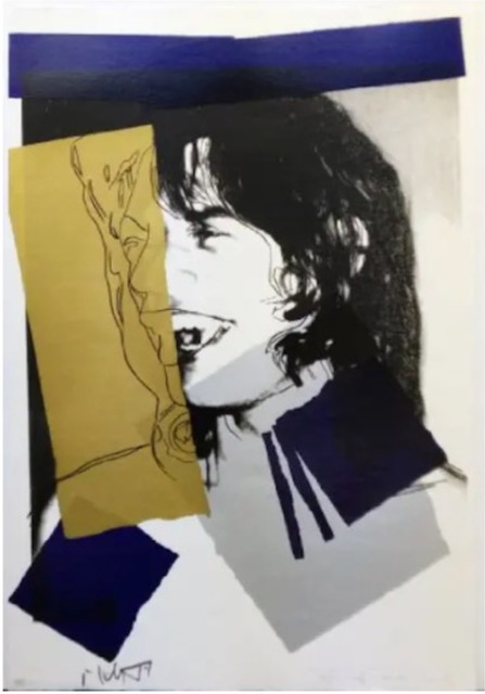 Andy Warhol, ‘Mick Jagger F.S. II 142’, 1975, Print, Screen print, Lush Art Agency