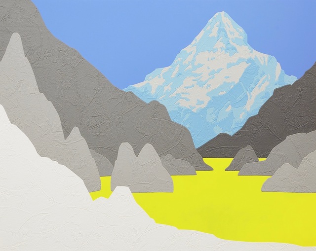 David Wightman, ‘Phaedra IV’, 2019, Painting, Acrylic and Collaged Wallpaper on Canvas, Long & Ryle