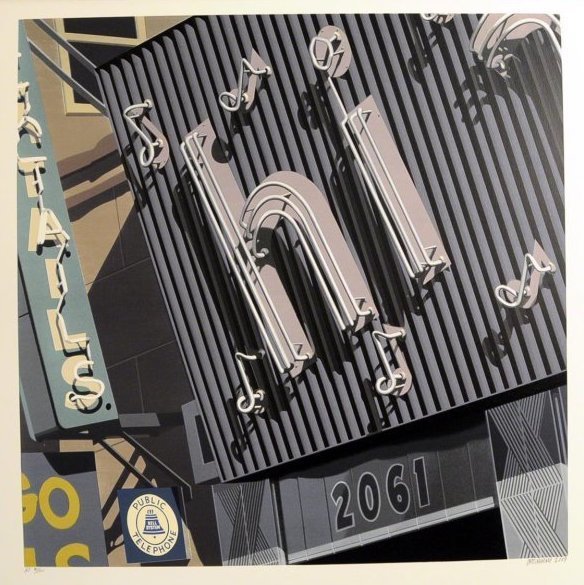 Robert Cottingham, ‘Hi’, 2009, Print, Serigraph, Kunzt Gallery