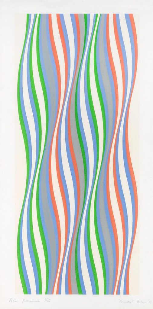 Bridget Riley - Blue Dominance (Schubert 23)
