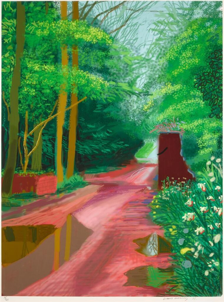 David Hockney - The Arrival of Spring in Woldgate, East Yorkshire in 2011 (twenty eleven) - 11 May