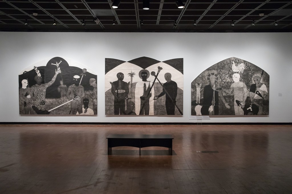 "Nkame: A Retrospective of Cuban Printmaker Belkis Ayón," October 2, 2016–February 12, 2017 Fowler Museum at UCLA Photos © Reed Hutchinson "Nkame: A Retrospective of Cuban Printmaker Belkis Ayón," October 2, 2016–February 12, 2017 Fowler Museum at UCLA Photos © Reed Hutchinson