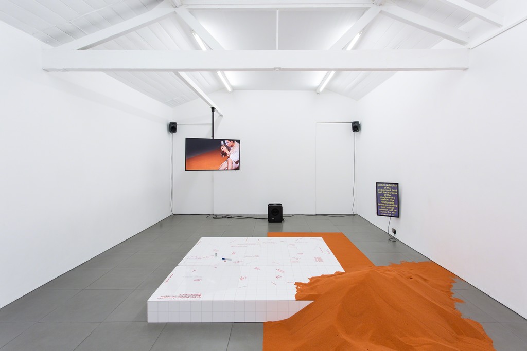 YGRG14X: reading with the single hand V, Installation View, 2018, Dorota Gawęda & Eglė Kulbokaitė YGRG14X: reading with the single hand V, Installation View, 2018, Dorota Gawęda & Eglė Kulbokaitė