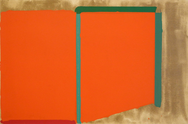 John Hoyland, ‘Reds, Greens (also known as Large Swiss Red)’, 1969, Charles Nodrum Gallery