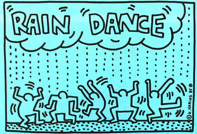 keith haring rain dance