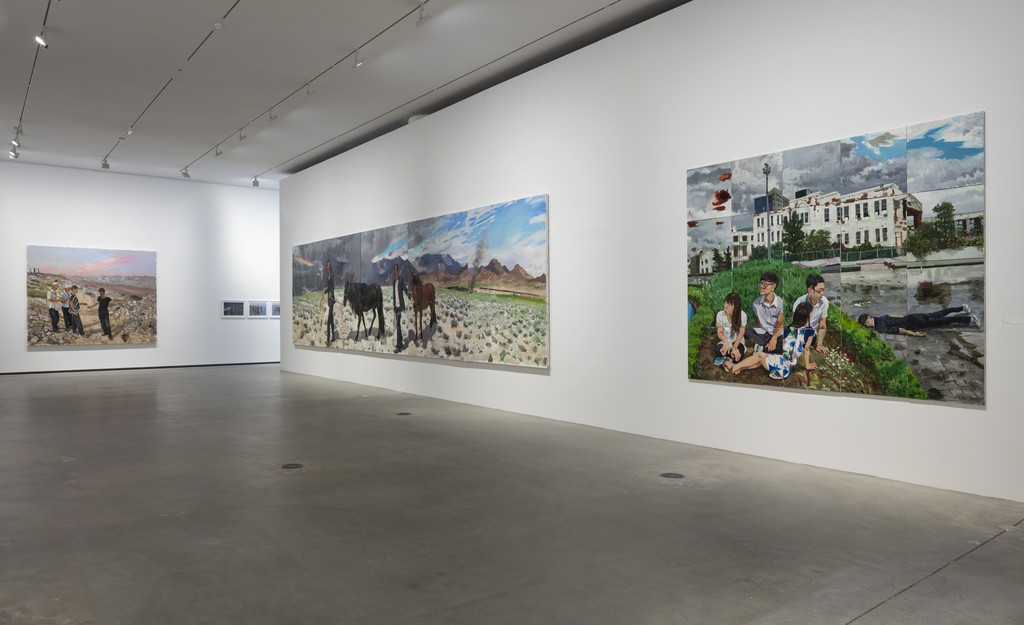 Installation view of exhibition 'Liu Xiaodong: Painting as Shooting' Faurschou Foundation Copenhagen, 2016 Photo by Anders Sune Berg © Faurschou Foundation Installation view of exhibition 'Liu Xiaodong: Painting as Shooting' Faurschou Foundation Copenhagen, 2016 Photo by Anders Sune Berg © Faurschou Foundation