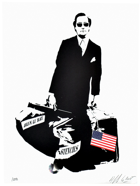 Blek le Rat, ‘THE MAN WHO WALKS THROUGH WALLS’, 2008, Silverback Gallery