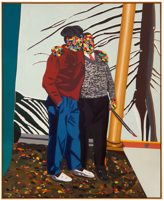 Eduardo Arroyo, ‘PEINTRES CONTENTS D’EUX MÊMES’, 1977, Painting, Oil on canvas, Galerie Michael Hasenclever