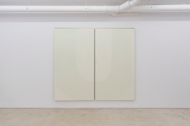 Nathlie Provosty, ‘Doubleu (Pale)’, 2014, Painting, Oil on Linen, LUNDGREN GALLERY