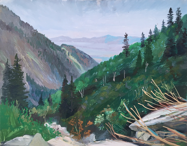Thomas John Carlson, ‘South View of SLC’, 2015, Painting, Oil on panel, Deep Space Gallery