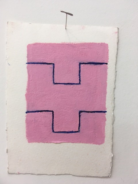 Chris Esposito, ‘Pink: blue (Y)’, 2019, Amos Eno Gallery