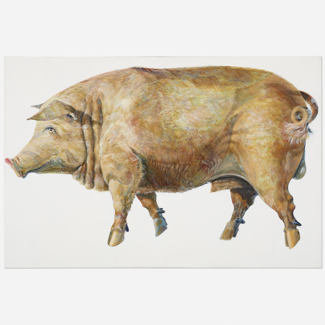 Don Nice, ‘Pig’, 1969, Painting, Oil on canvas, Rago/Wright