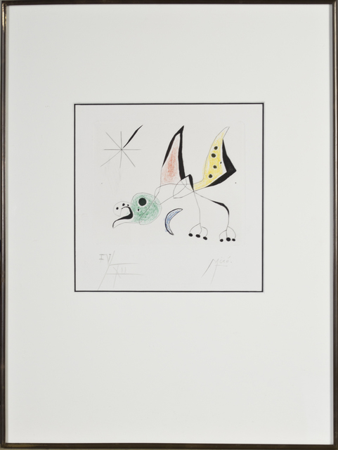Joan Miró, ‘Bird from "Bague d'Aurore"’, 1957, David Barnett Gallery