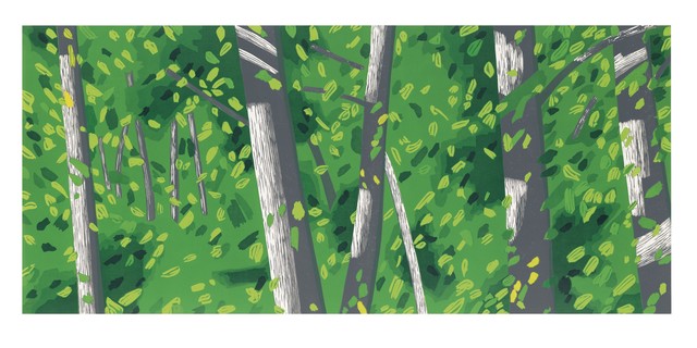 Alex Katz, ‘Forest’, 2008, Richard Levy Gallery