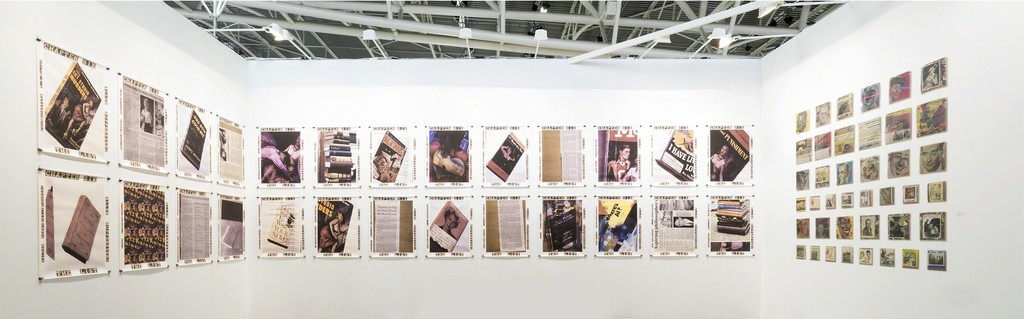 Booth's view. Works by Allen Ruppersberg.
© Renato Ghiazza Booth's view. Works by Allen Ruppersberg.
© Renato Ghiazza