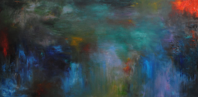 MD Tokon, ‘Shadow in the Pond’, 2016, Painting, Acrylic on Canvas, Isabella Garrucho Fine Art