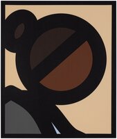 Julian Opie - Paper Head 4, from Paper Heads