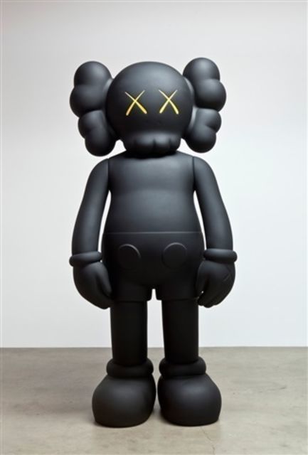KAWS, ‘4 FOOT COMPANION (BLACK)’, 2009, Sculpture, Fiber-reinforced plastic, Marcel Katz Art