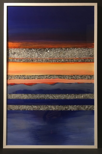 Arica Hilton, ‘Multiverse Sunset’, 2017, Mixed Media, Acrylic on acrylic with recycled plastic, Hilton Asmus