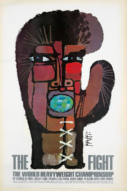 Celestino Piatti, ‘Vintage Muhammad Ali, Joe Frazier Boxing poster: Celestino Piatti 'The Fight' 1971’, 1971, Lot 180