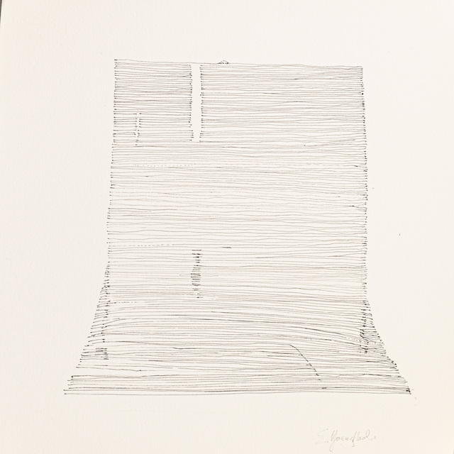 Elizabeth Youngblood, ‘Butte 2’, 2020, Drawing, Collage or other Work on Paper, Ink on paper, M Contemporary Art