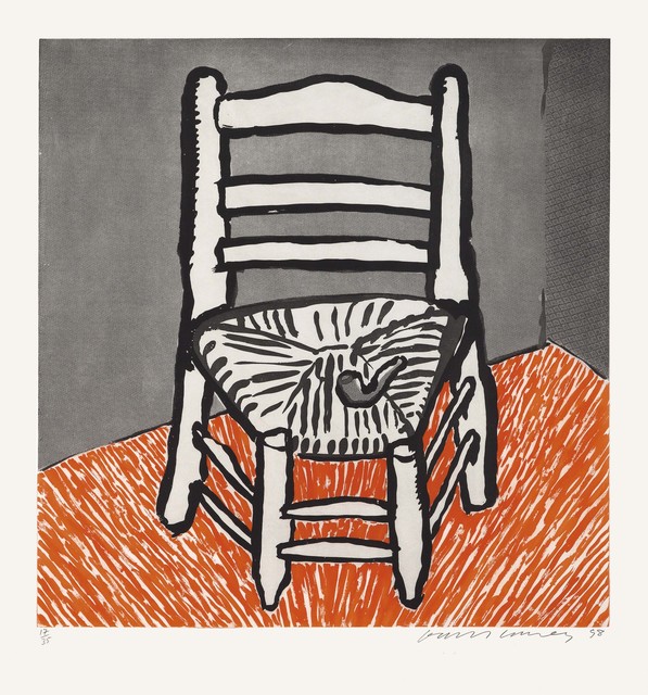 David Hockney, ‘Van Gogh Chair (White)’, 1998, Christie's