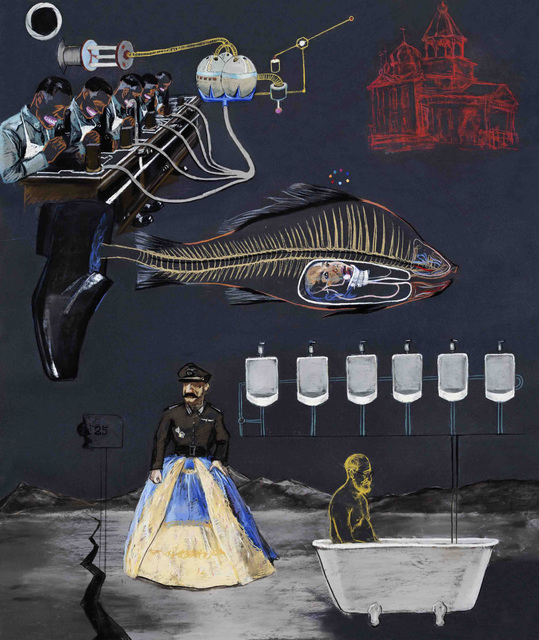 Wang Haiyang, ‘Freud, Fish and Butterfly’, 2012, Galerie Paris-Beijing