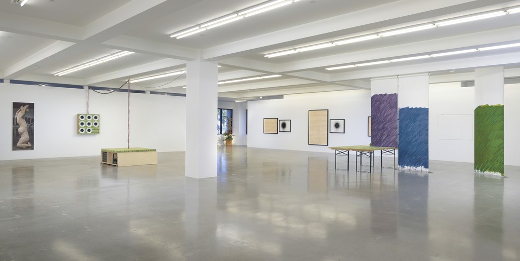 Stephen Prina, galesburg, illinois+ , installation view, Sprüth Magers, Los Angeles, May 12 – August 11, 2018; Courtesy the artist; Galerie Gisela Capitain, Cologne; Petzel Gallery, New York; and Sprüth Magers; Photography: Robert Wedemeyer Stephen Prina, galesburg, illinois+ , installation view, Sprüth Magers, Los Angeles, May 12 – August 11, 2018; Courtesy the artist; Galerie Gisela Capitain, Cologne; Petzel Gallery, New York; and Sprüth Magers; Photography: Robert Wedemeyer