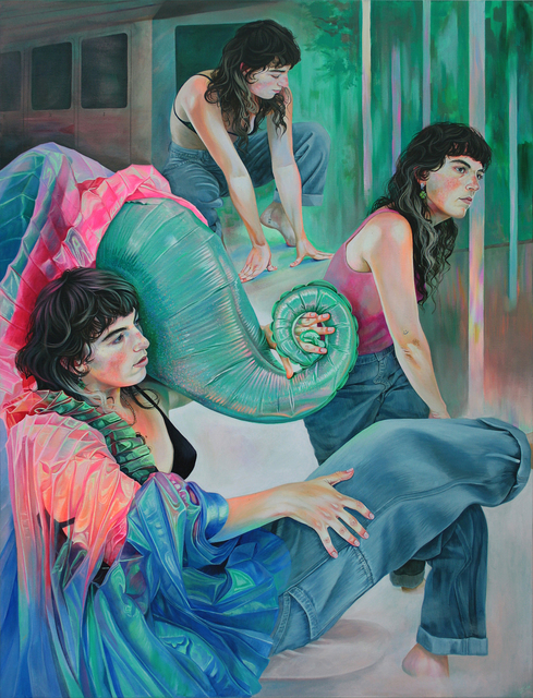 Martine Johanna, ‘The Magic Statues’, 2018, Painting, Acrylic on linen, Massey Klein Gallery