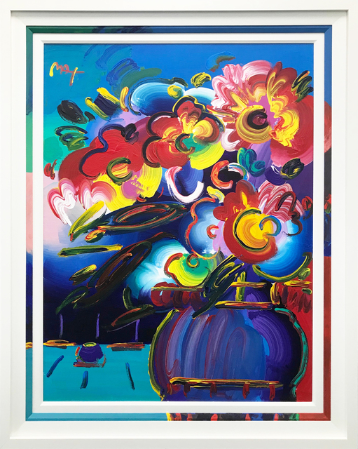 Peter Max Vase Of Flowers Series 17 Ver Iv 1 2000