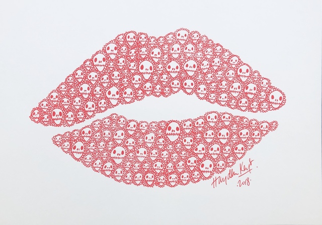 Hayden Kays, ‘Lipstick Kiss Of Death’, 2018, Kalkman Gallery