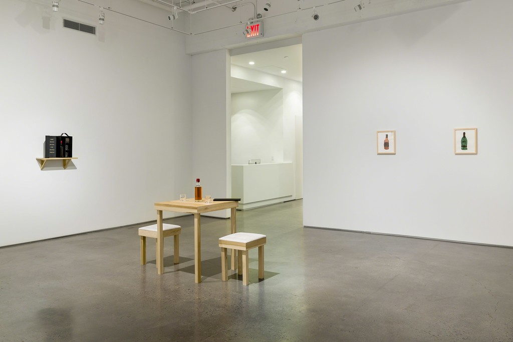 Installation view: MK Guth: Shout, Recount, Get Drunk, 2016. Photo by Etienne Frossard. Installation view: MK Guth: Shout, Recount, Get Drunk, 2016. Photo by Etienne Frossard.