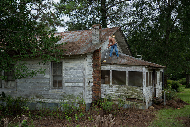 Jerry Siegel, ‘Sweeping the Roof, Dallas County, AL’, 2017, Spalding Nix Fine Art