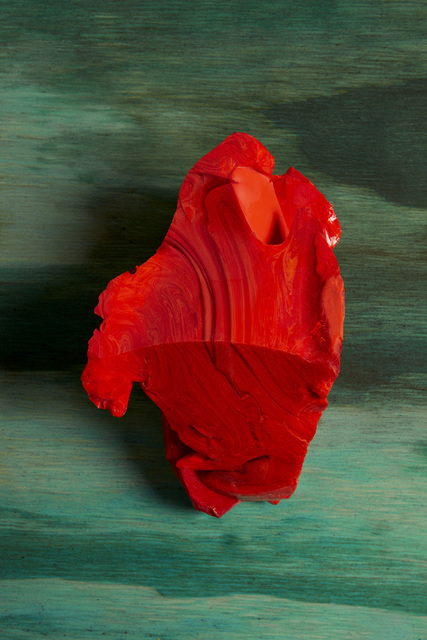 Lorenzo Vitturi, ‘Red Cotisso, Green Pigment, Wood in Arìn’, 2019, Flowers