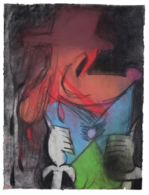 Rhys Lee, ‘Untitled#1’, 2018, Drawing, Collage or other Work on Paper, Pastel and Charcoal on paper, ALICE Gallery