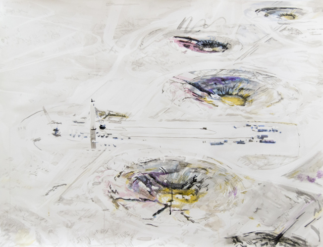 Eric LoPresti, ‘Nuclear Test Shot Amongst Polychrome Craters’, 2015, Elizabeth Houston Gallery
