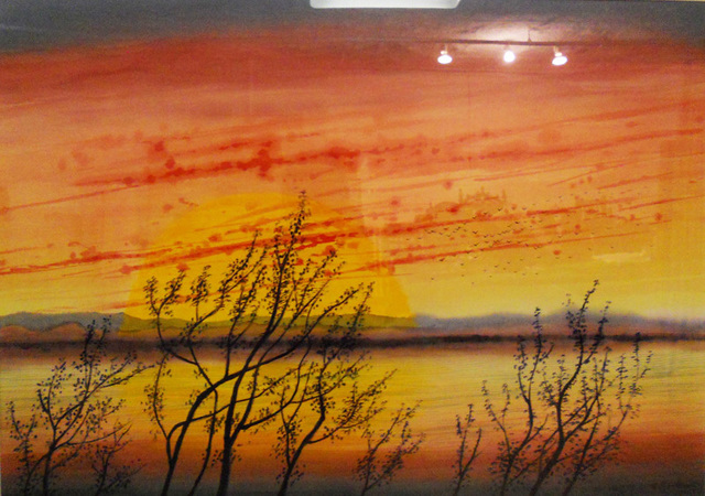 Don Ahn, ‘Sunrise’, 1994, Painting, Acrylic on canvas, Walter Wickiser Gallery